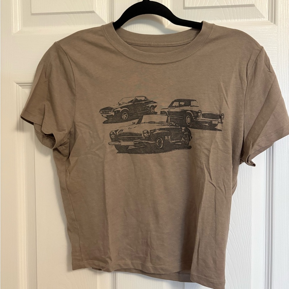 Hollister Tan Graphic Men's Tee